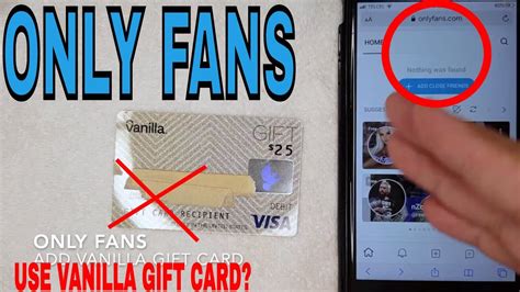 can you use a gift card on only fans|How To Subscribe To Onlyfans Without A Credit Card。